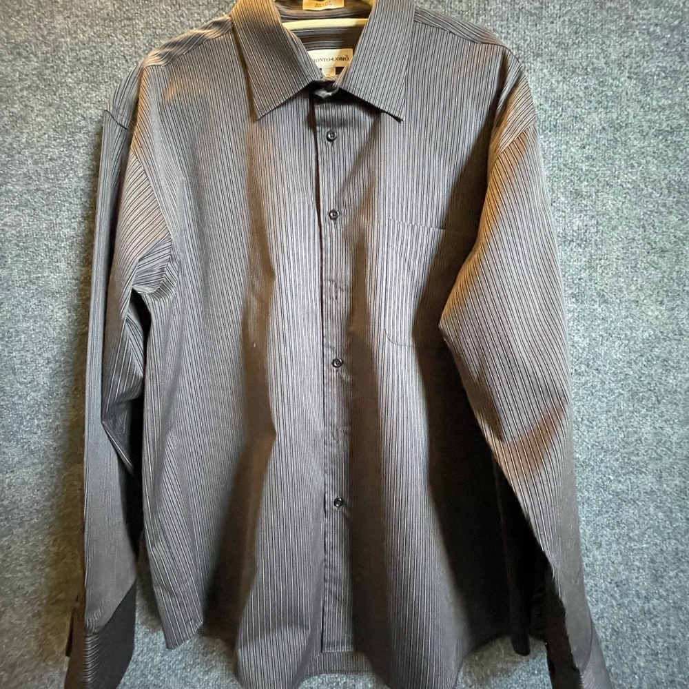 Pronto Uomo Black Dress Shirt